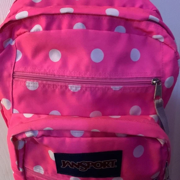 Jansport large backpack with 4 zippered areas to hold a lot. Key & bottle too - Picture 4 of 12